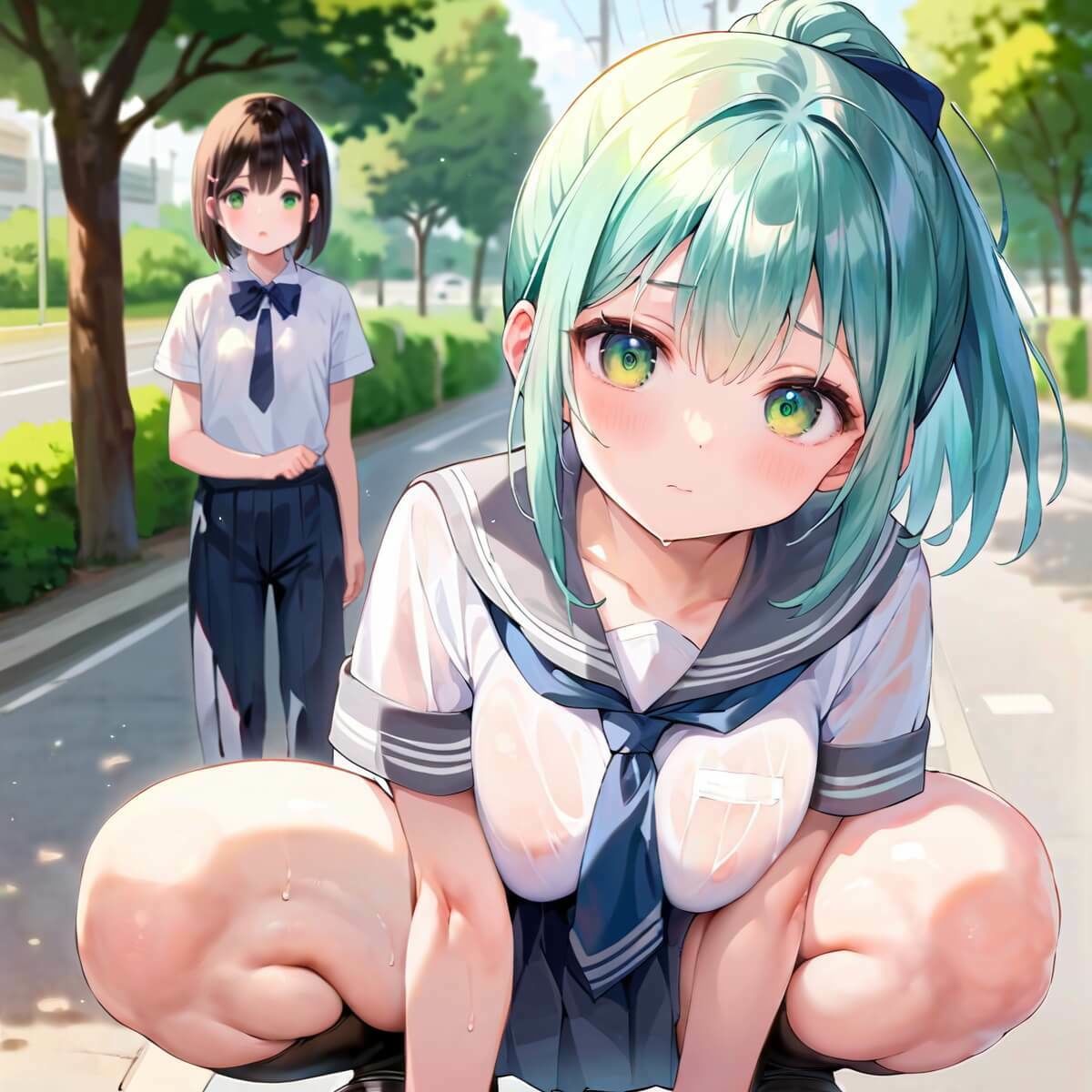 サンプル画像2:真面目なあの子と欲張りエッチ！外なのに大胆すぎる！！5【厳選CG230枚収録】(エリスの林檎) [d_532577]