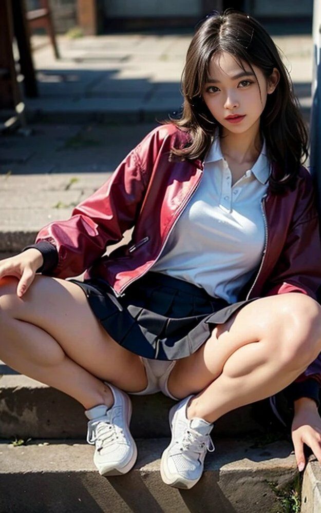 サンプル画像1:女子大生路地裏パンチラ画像集(榊原大造) [d_532632]