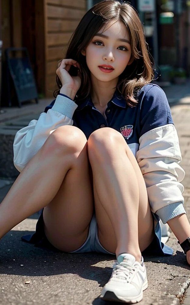 サンプル画像2:女子大生路地裏パンチラ画像集(榊原大造) [d_532632]