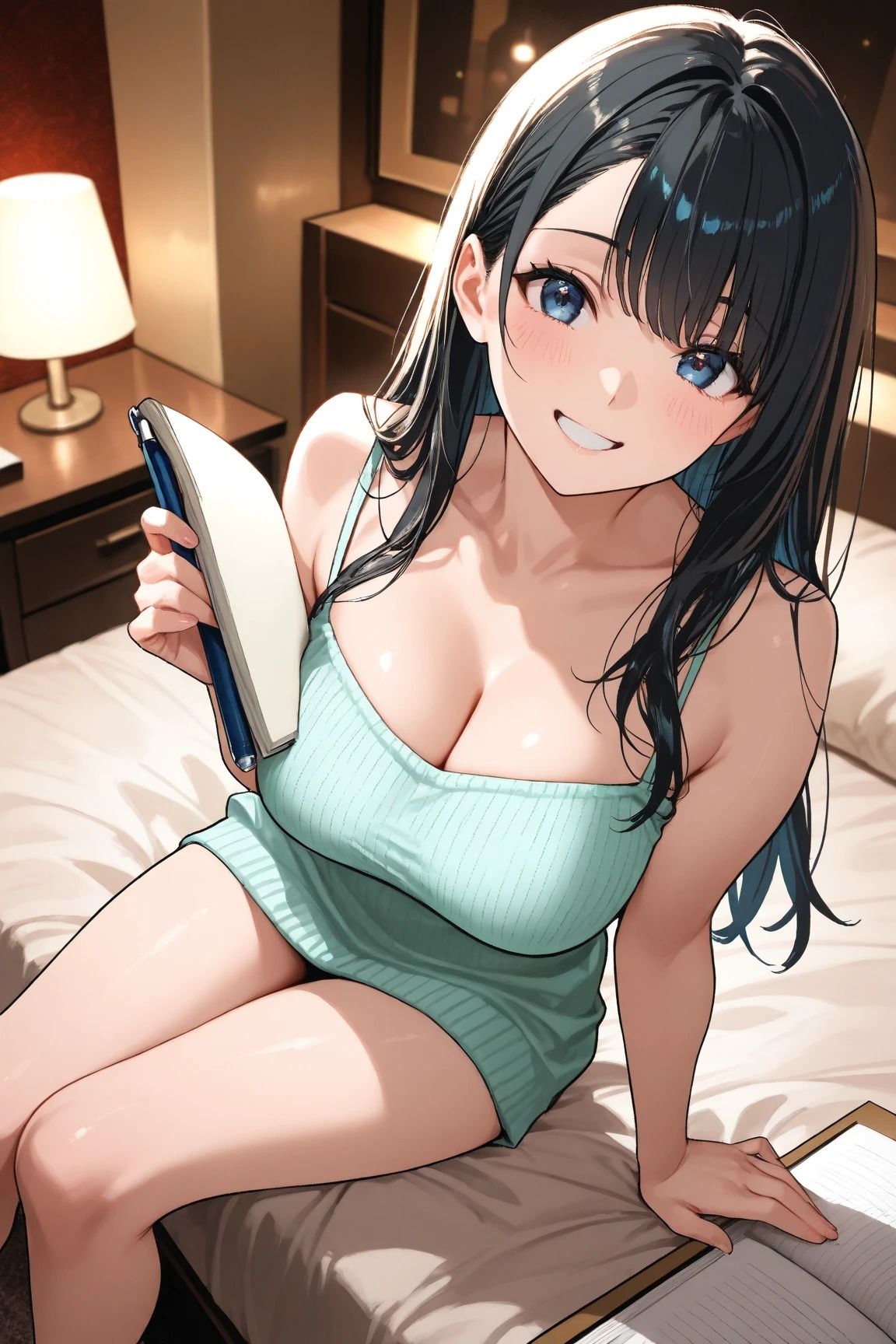 サンプル画像2:家庭教師しおり  合格したらエッチしようねVol12(きれいなAIお姉さん) [d_532641]