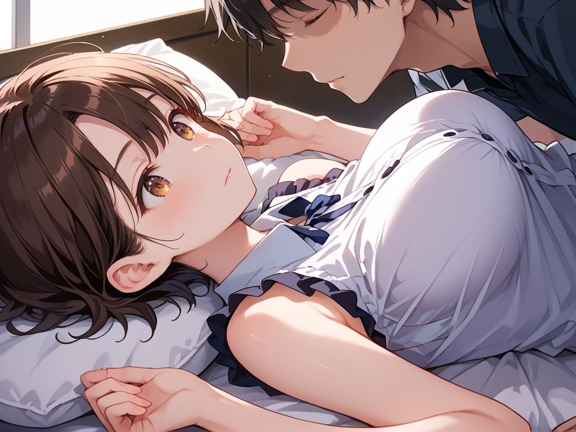 サンプル画像1:新卒巨乳ちゃんと相部屋 夜のオシゴトで孕ませ(むっちぃぱい) [d_532701]