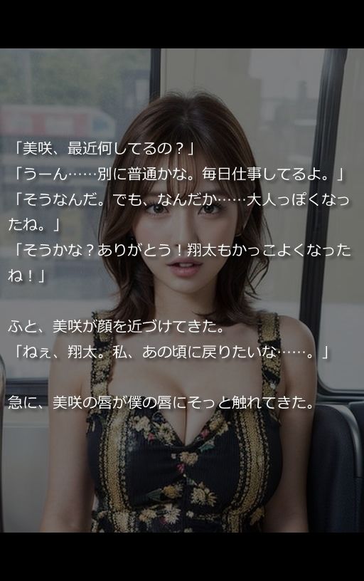 サンプル画像6:【官能小説型写真集】バス停で出会った幼なじみ〜10年ぶりの再会が運命を変える夏物語（全189ページ）(AIPhoto出版) [d_532717]