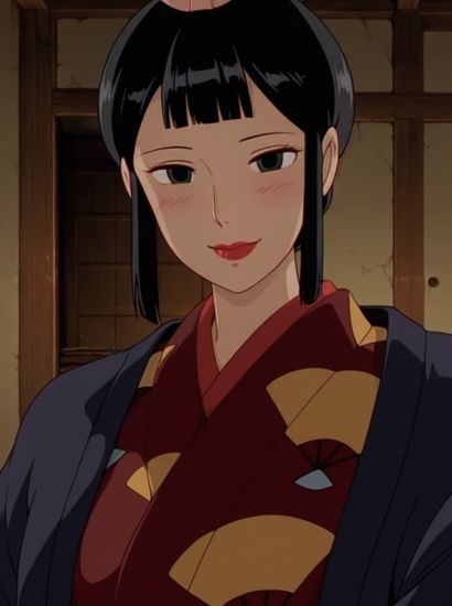 サンプル画像1:もののけ姫のエボシ御前から送られてきた自撮り写真(自撮りサークル  イカスミ工房) [d_532781]