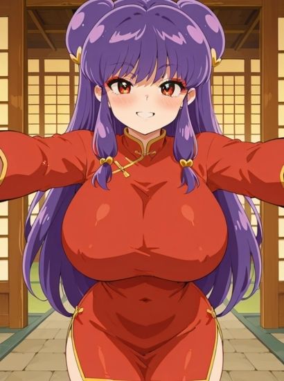らんま1/2のシャンプーから送られてきた自撮り写真 画像1