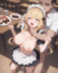 巨乳J◯合法レ●プメイドカフェ！！フルカラーイラスト集252枚