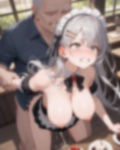 巨乳J◯合法レ●プメイドカフェ！！フルカラーイラスト集252枚