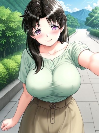 サンプル画像1:ふたりエッチの優良から送られてきた自撮り写真(自撮りサークル  イカスミ工房) [d_532810]