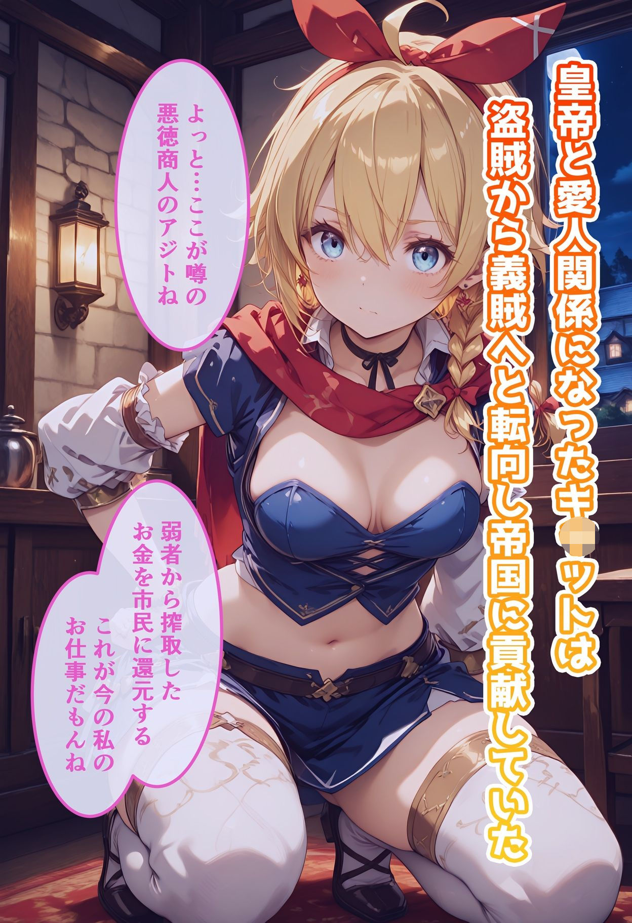 サンプル画像1:キャットのいちばん長い日Vol.2〜盗み中に捕まってお仕置き集団レ●プ〜(わたあめ重工) [d_532885]