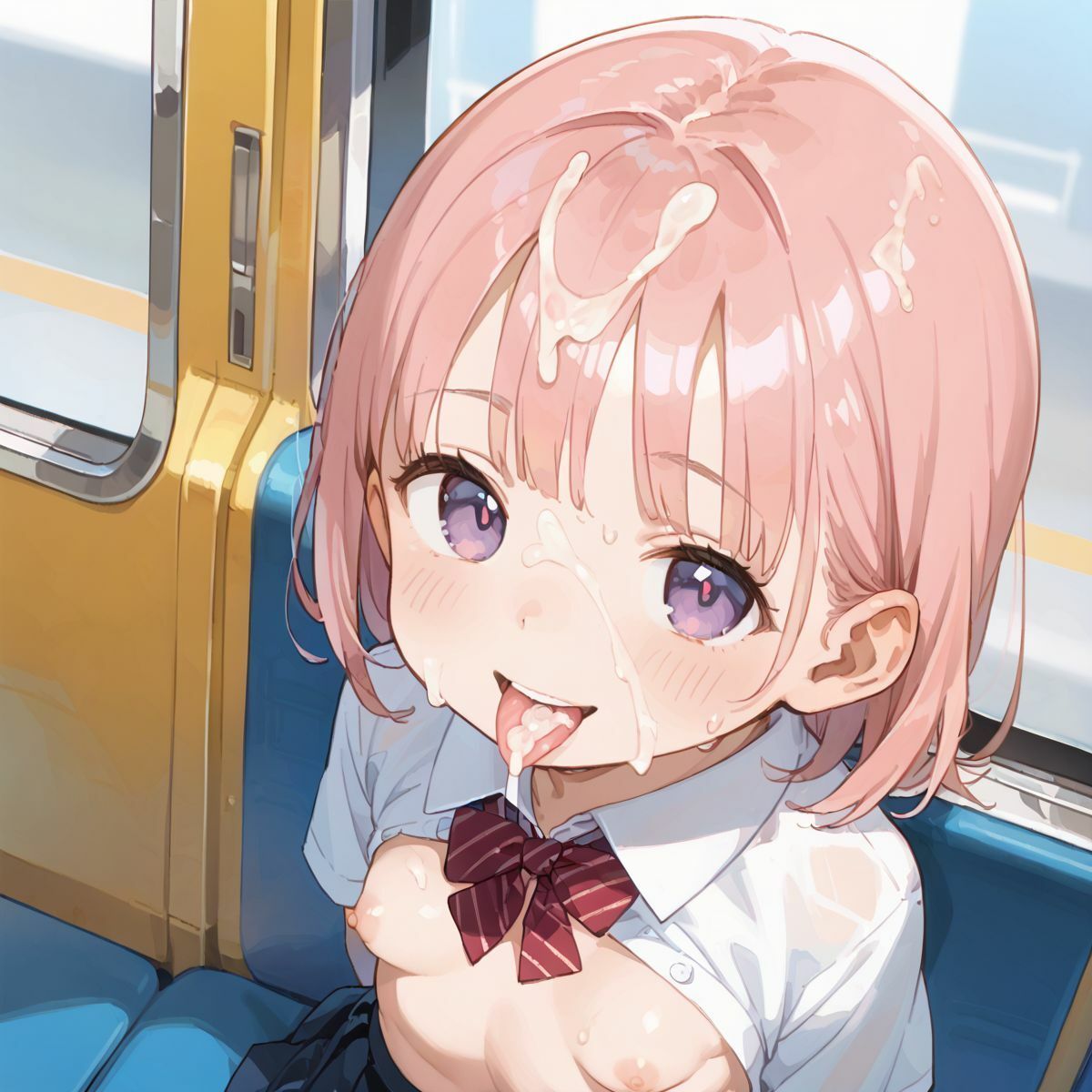 サンプル画像2:つるぺた少女、逆痴●バス〜ご乗車、ありがとうございます〜01(ロリもち) [d_532976]