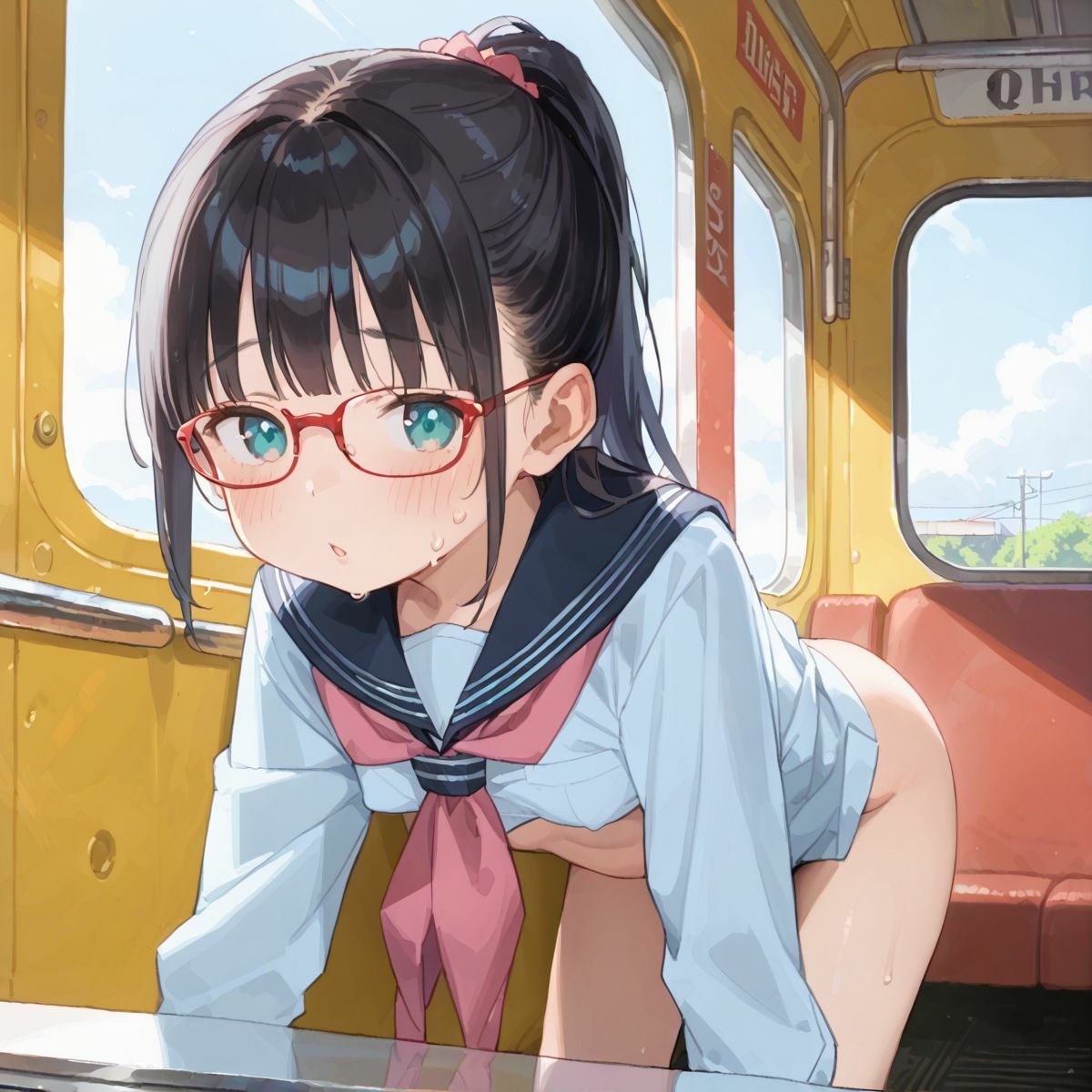 サンプル画像3:つるぺた少女、逆痴●バス〜ご乗車、ありがとうございます〜03(ロリもち) [d_532981]