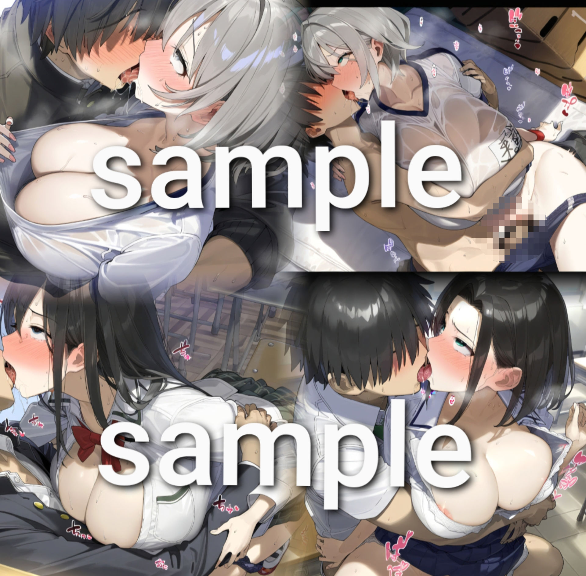 黒髪と白髪にベロキスして頂く 画像4
