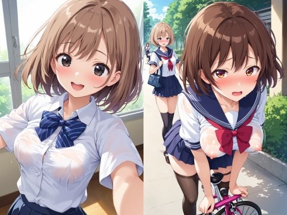 サンプル画像1:幼馴染、淫乱JKをオナホに調教(ふじや) [d_533031]