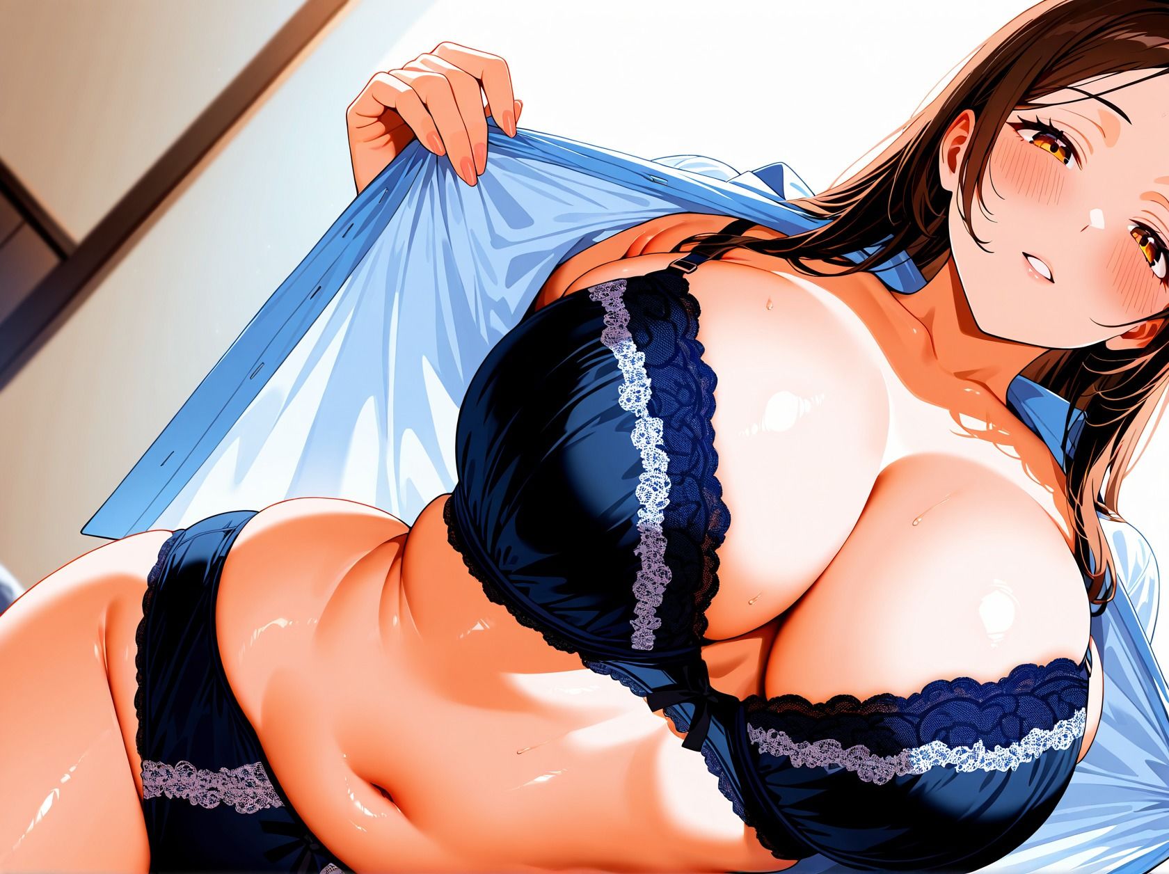 爆乳美人な母親と種付け生ハメ日記 画像1