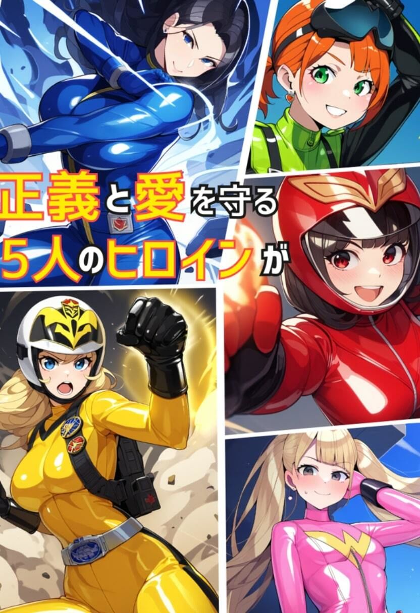 サンプル画像3:戦隊ヒロインが機械姦で悪堕ち！媚薬で快楽に蝕まれて連続絶頂！・500枚(竿屋) [d_533066]