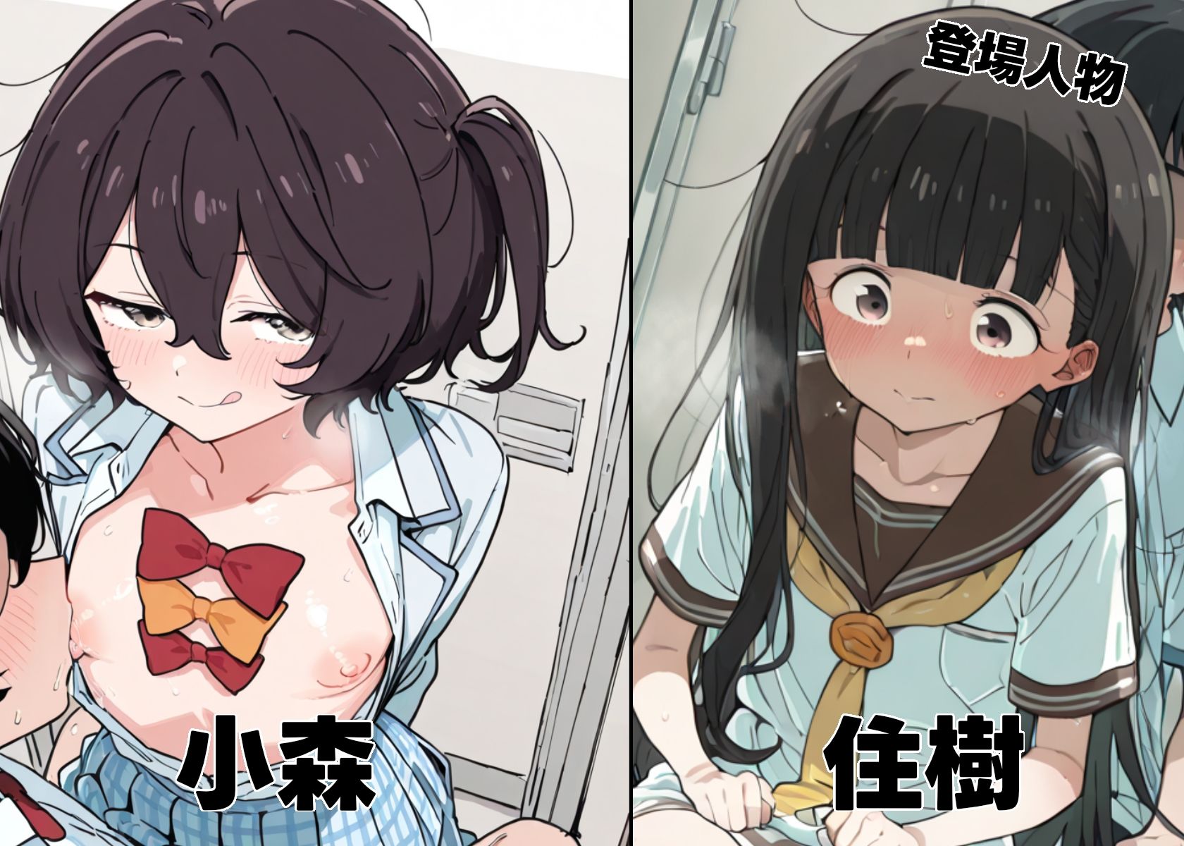 サンプル画像1:ロリガールズ学校でイチャイチャセックス(すっぱまん) [d_533069]