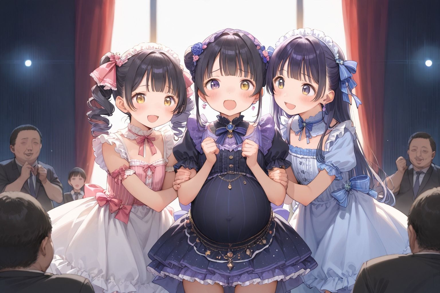 サンプル画像1:少女アイドルグループ孕ませ大乱交(your diary) [d_533088]