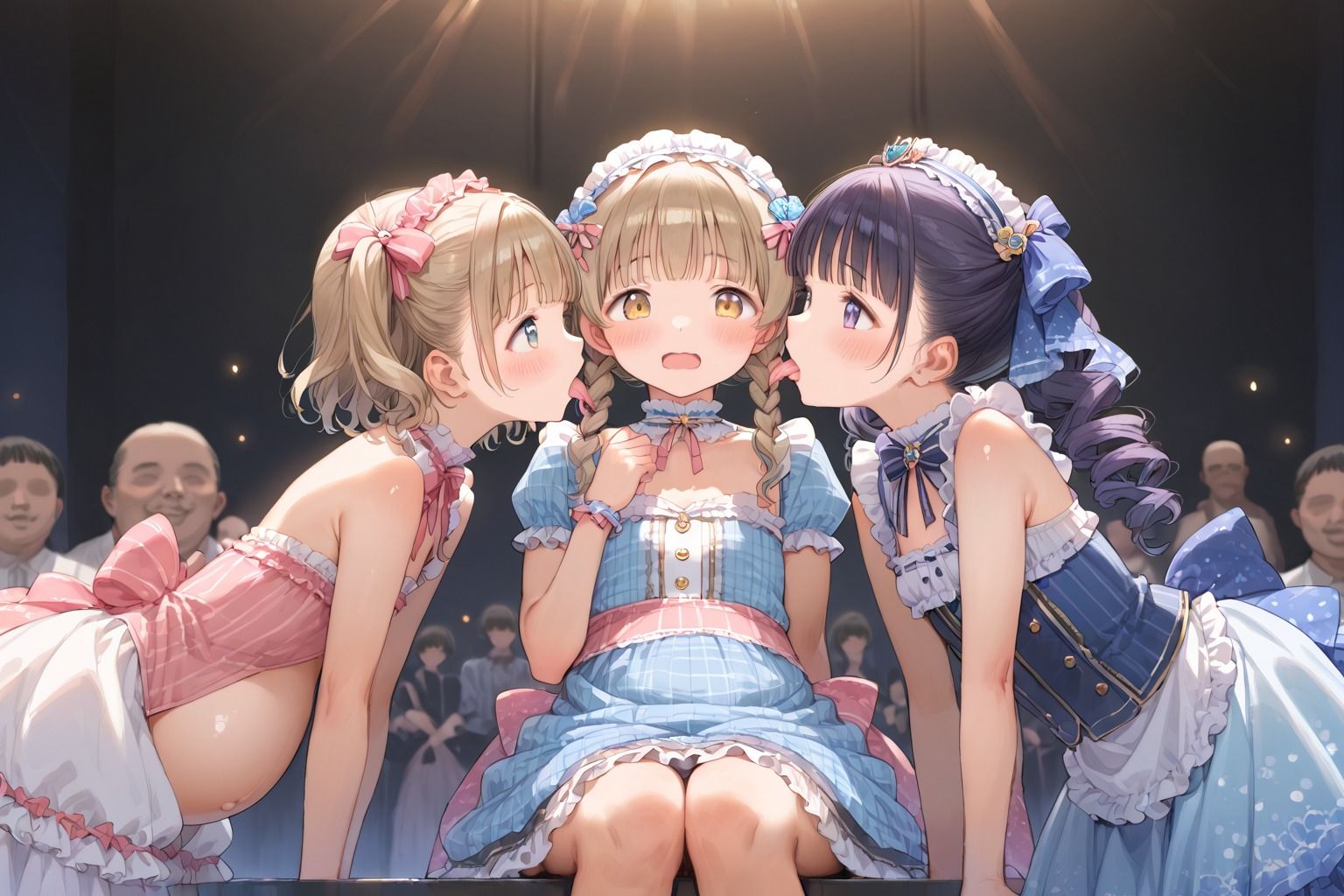 サンプル画像2:少女アイドルグループ孕ませ大乱交(your diary) [d_533088]