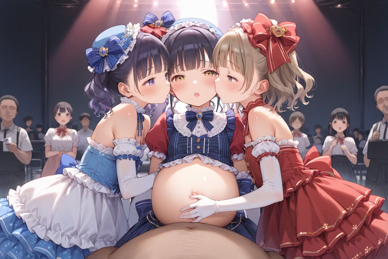 サンプル画像4:少女アイドルグループ孕ませ大乱交(your diary) [d_533088]