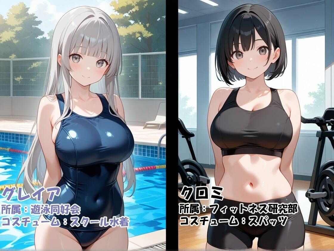 サンプル画像5:エッチが大好きな女子大生と着エロ中出し運動会・可愛いスポーツ女子をアヘ顔にしたった(邪淫仙人) [d_533090]