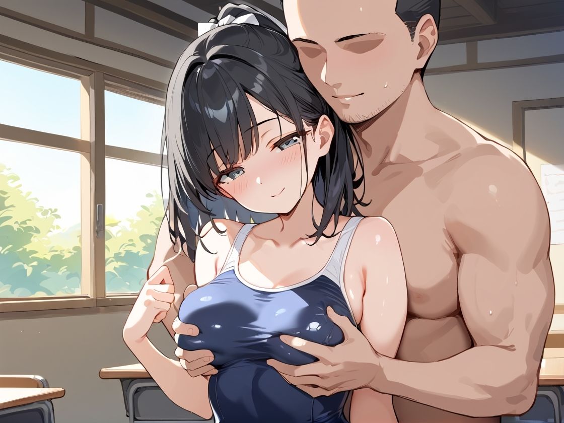 サンプル画像2:おじさん大好き！ スク水女子校生の放課後(ひなたのひよこ) [d_533093]