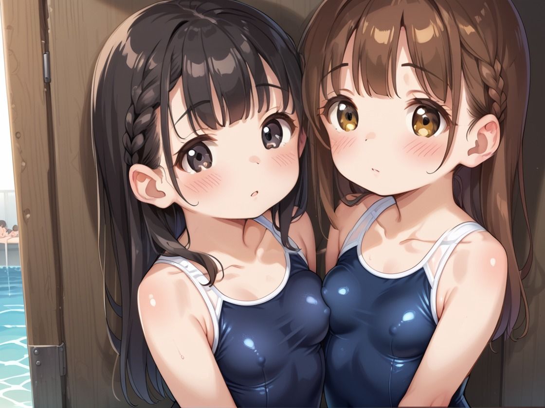 サンプル画像2:姪っ子たちとプールごっこのつもりが中出しハメまくり(くらら) [d_533129]