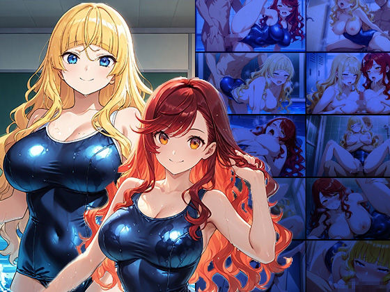 サンプル画像1:金髪優等生と赤髪エースが堕ちる水泳部顧問の濃厚調教【4K】【FANZA専売】(ニート印刷所) [d_533151]