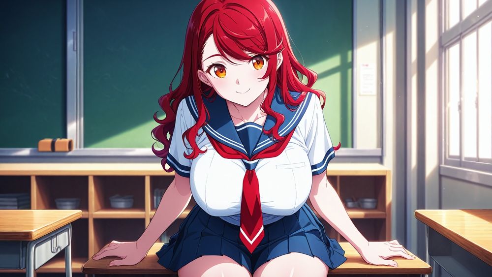 サンプル画像3:金髪優等生と赤髪エースが堕ちる水泳部顧問の濃厚調教【4K】【FANZA専売】(ニート印刷所) [d_533151]