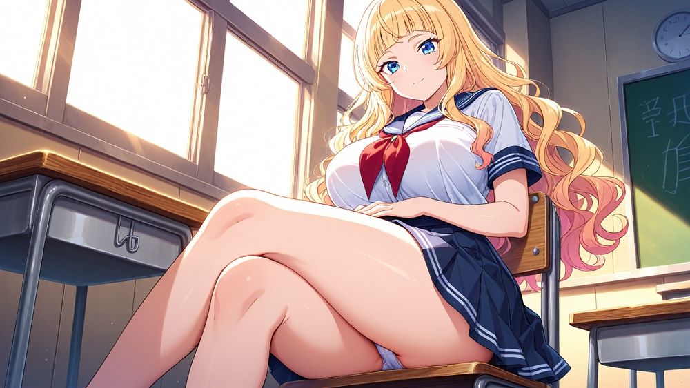 サンプル画像4:金髪優等生と赤髪エースが堕ちる水泳部顧問の濃厚調教【4K】【FANZA専売】(ニート印刷所) [d_533151]