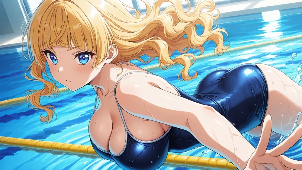 サンプル画像6:金髪優等生と赤髪エースが堕ちる水泳部顧問の濃厚調教【4K】【FANZA専売】(ニート印刷所) [d_533151]