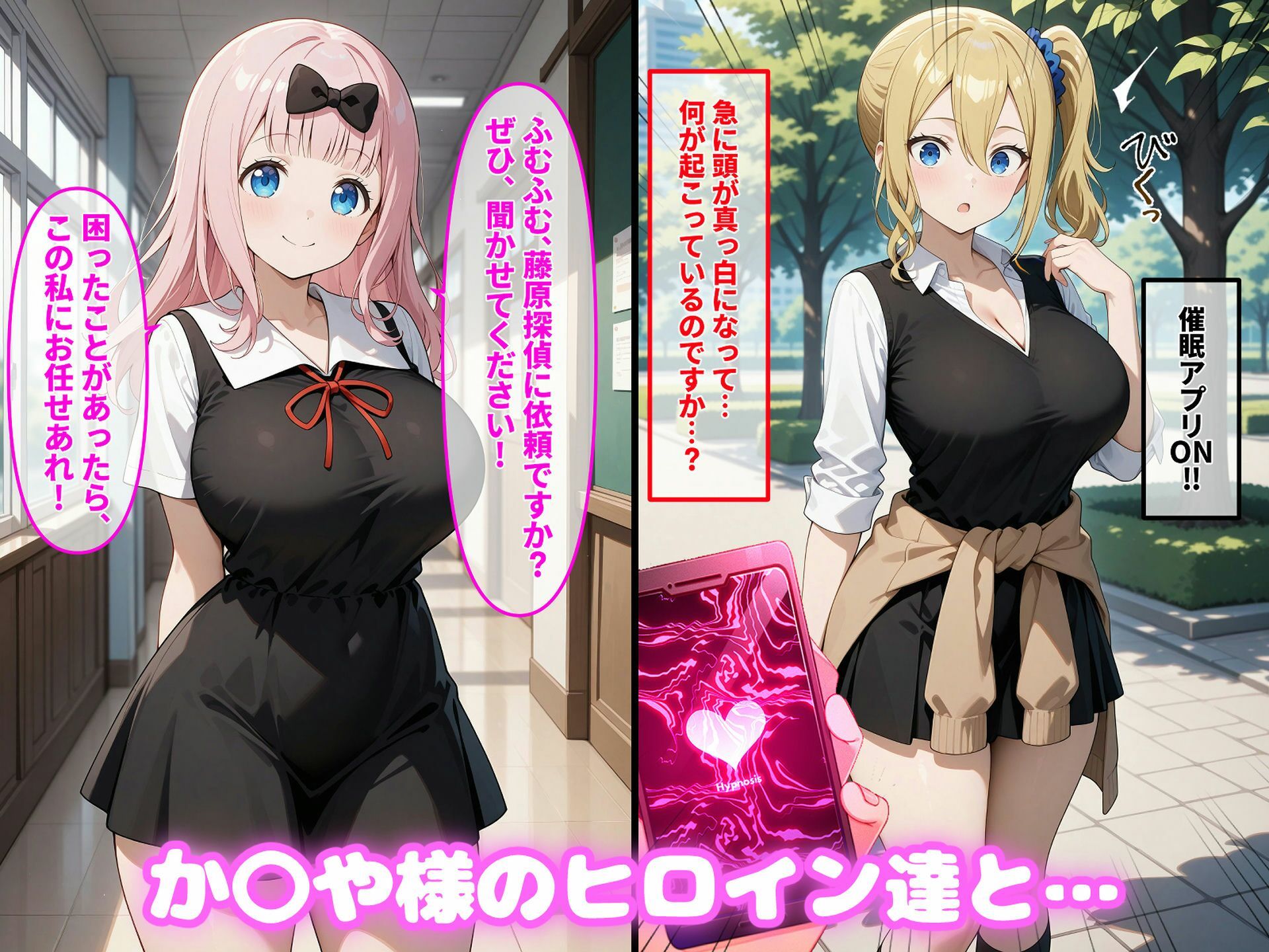 サンプル画像1:か〇や様のヒロイン達と汗だく孕ませHする話(ぞでぃあーく) [d_533206]