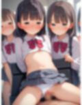 パンツ越しの種付け大会〜JKハーレム〜