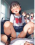 パンツ越しの種付け大会〜JKハーレム〜
