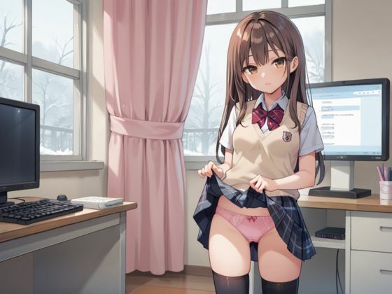 サンプル画像1:セックスに興味津々な幼馴染と図書室H(ムチムチラボ) [d_533259]