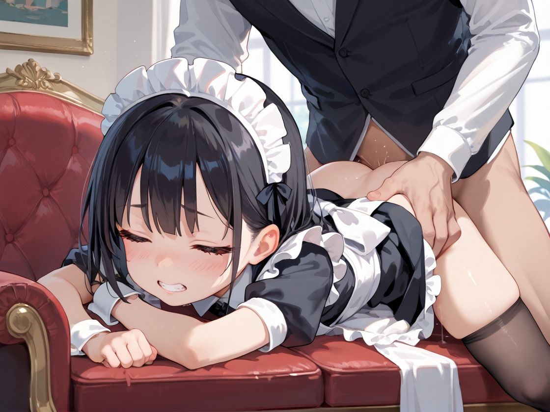 サンプル画像5:つるぺたメイドのご奉仕は中出しまで(まひなの花) [d_533329]