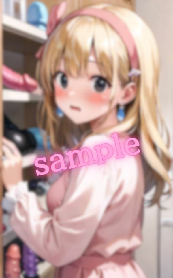 サンプル画像3:金髪美女の初めてのおもちゃ(チョコクレープ) [d_533332]