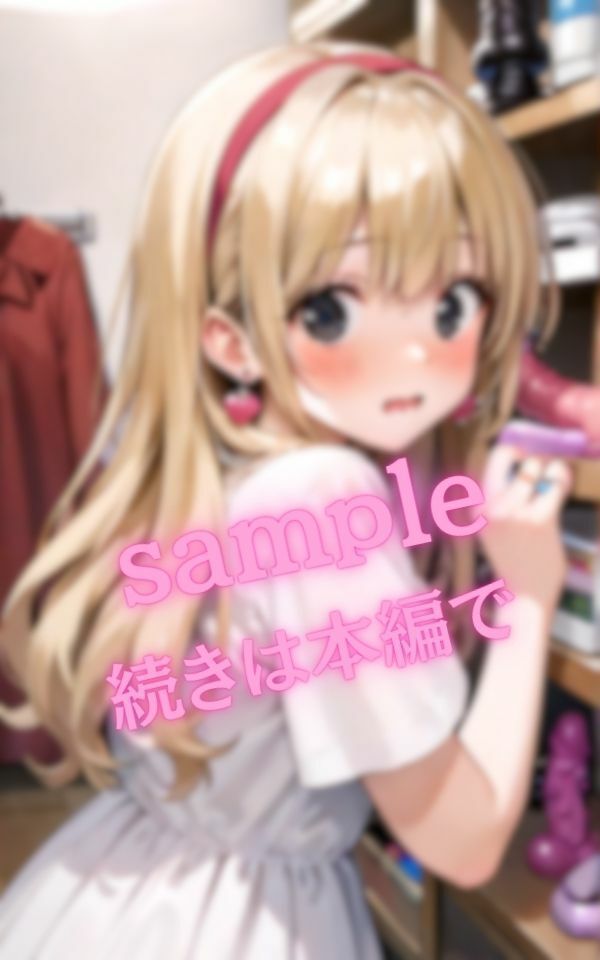 サンプル画像6:金髪美女の初めてのおもちゃ(チョコクレープ) [d_533332]