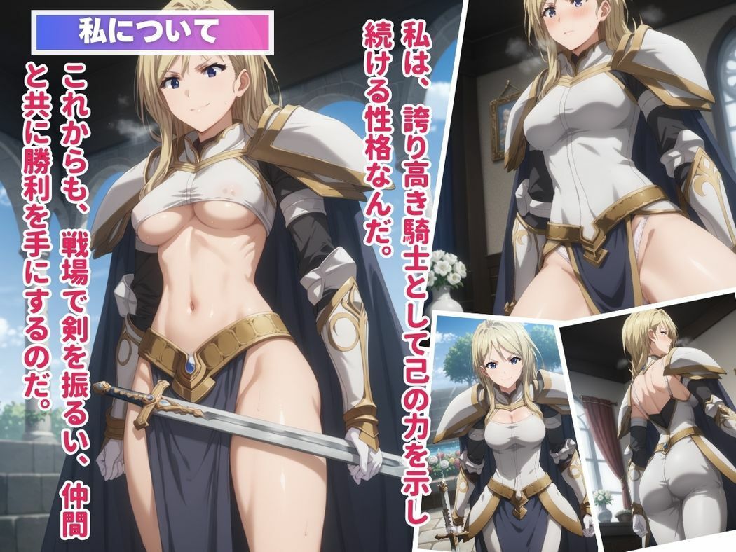 サンプル画像1:誇り高き女騎士の堕落(月光のアルケミスト) [d_533478]