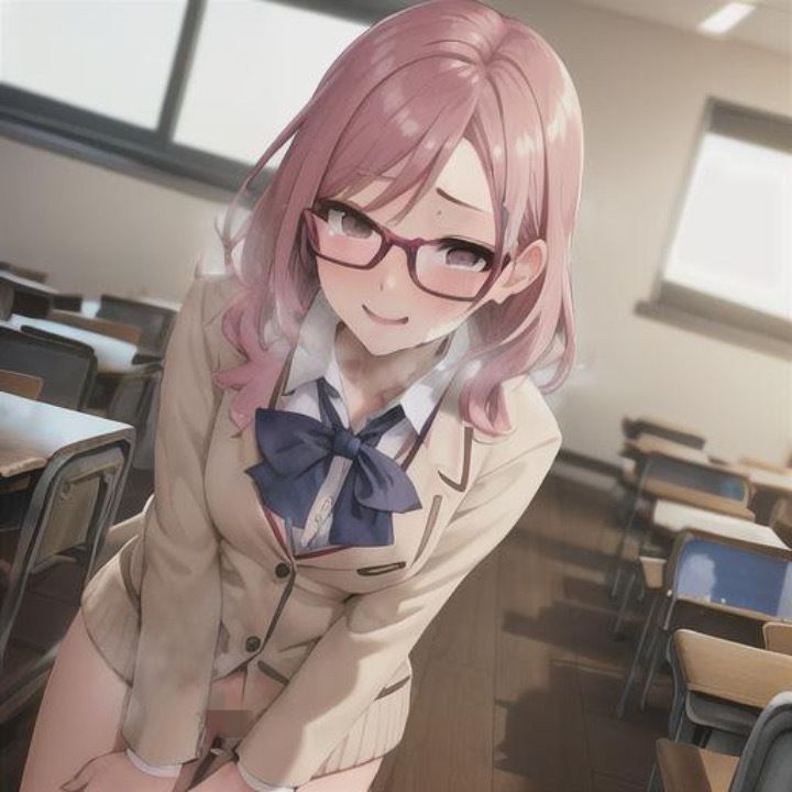 サンプル画像4:真面目委員長の秘密の放課後  ピンク髪ちゃん編(まんまんちん) [d_533510]