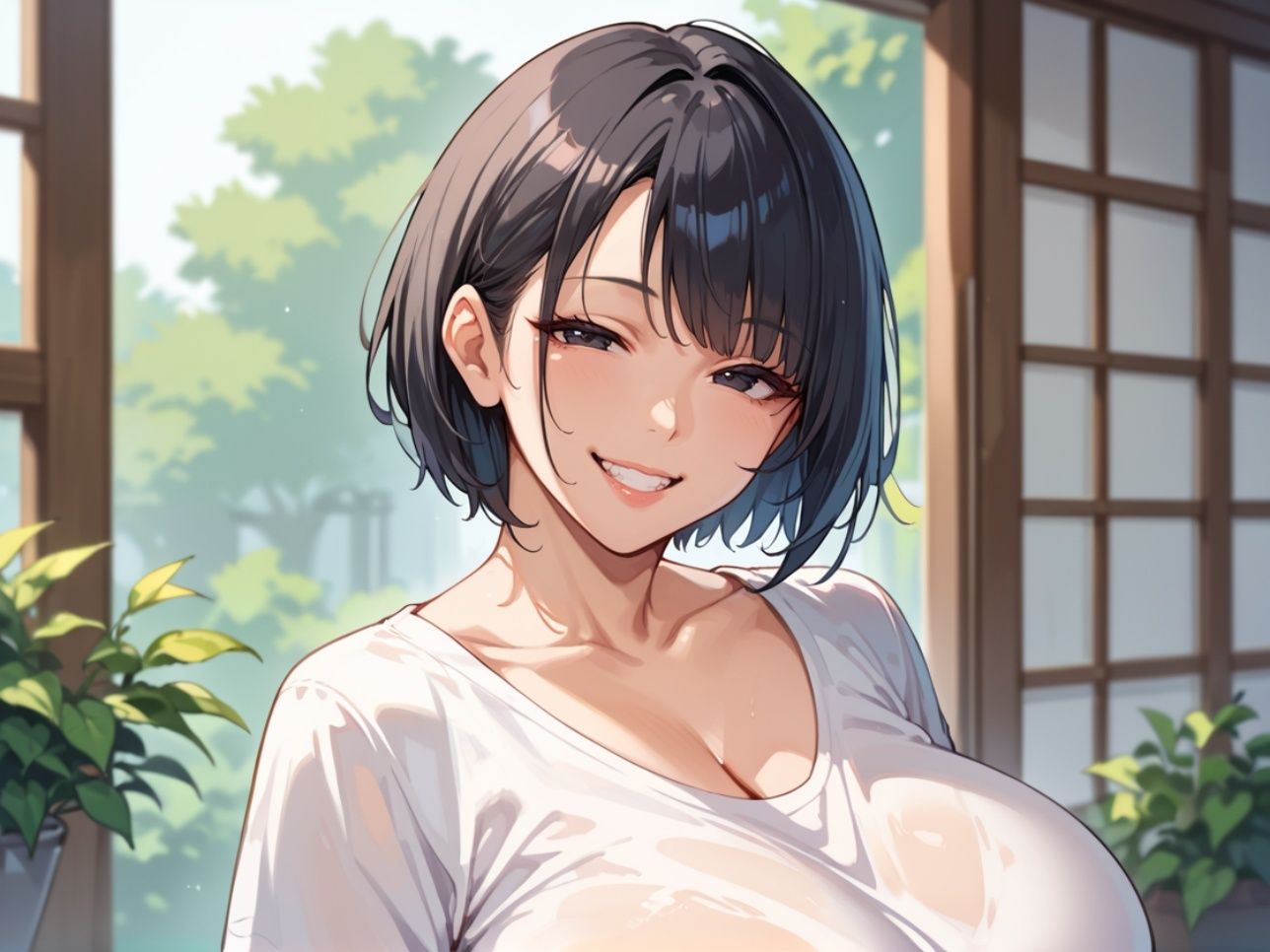 サンプル画像1:ボーイッシュな爆乳母さんが他人棒で欲望開放種付けセックス！！(シェルアンドハウンド) [d_533517]