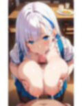 AI妊婦グラビアイラスト集 R18＋ Vol.004 ウェイトレス編 画像3