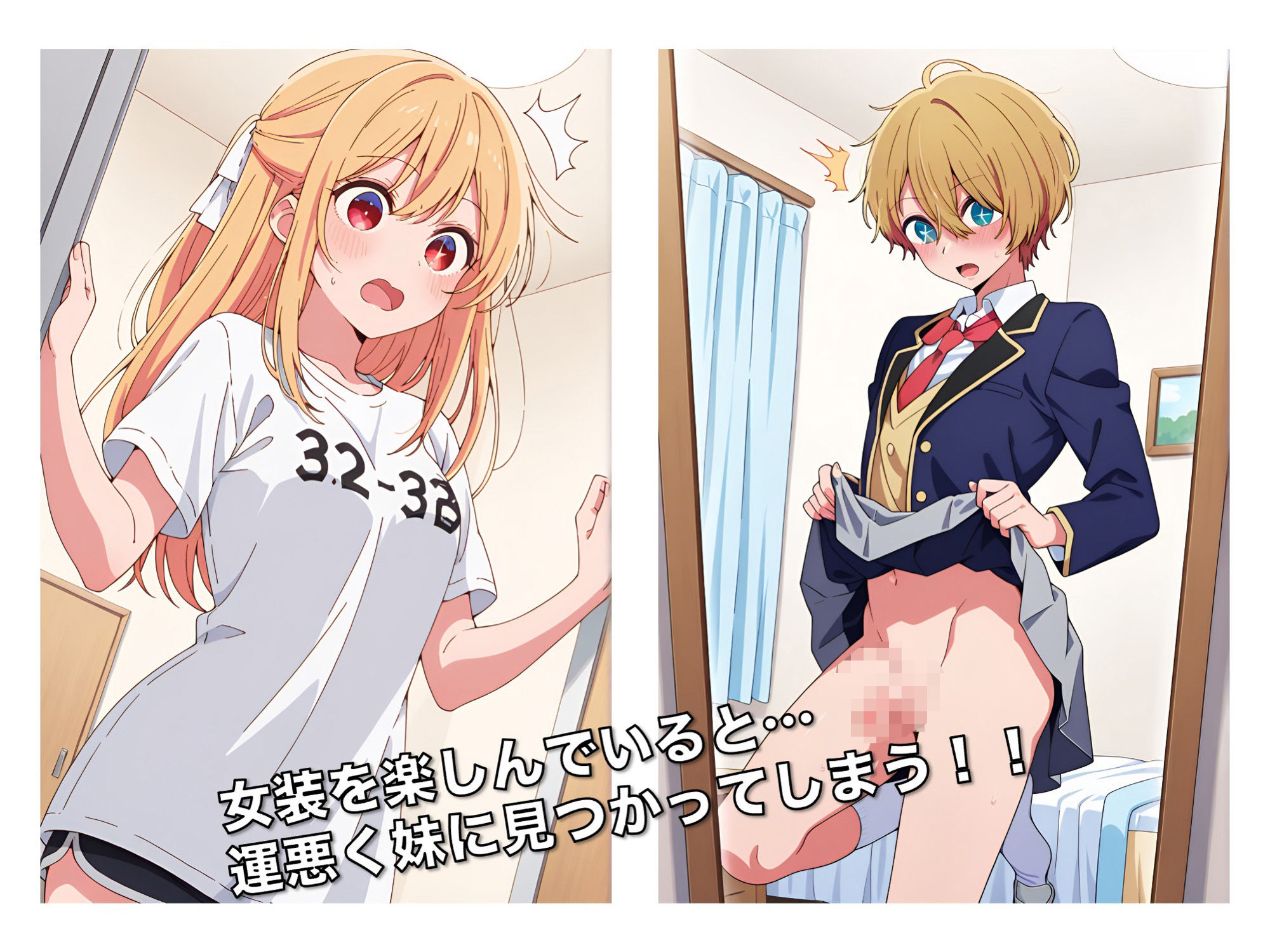 サンプル画像3:オス♂の娘 〜女体化アクアのふたなりエッチ〜(妄想実現委員会) [d_533637]