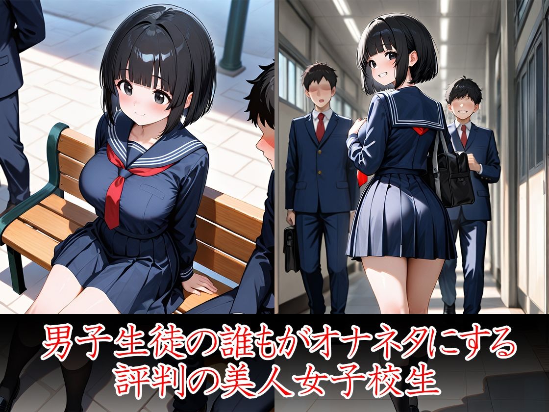 サンプル画像2:気になるあの娘が野生のおじさんにハメられる話(万工房) [d_533639]