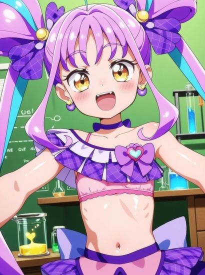 キミとアイドルプリキュアのキュアキュンキュンから送られてきた自撮り写真_0