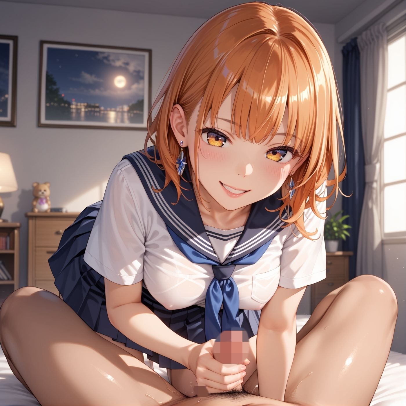 サンプル画像2:パパ活女子校生に種付け？ 5 【おじさんとの豪華CG250枚収録】(アオとハル) [d_533797]