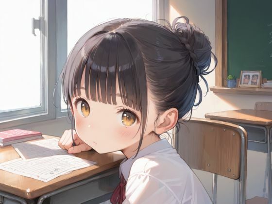 サンプル画像1:巨乳ロリっ子の居残り性活(おまんこぽん) [d_533872]