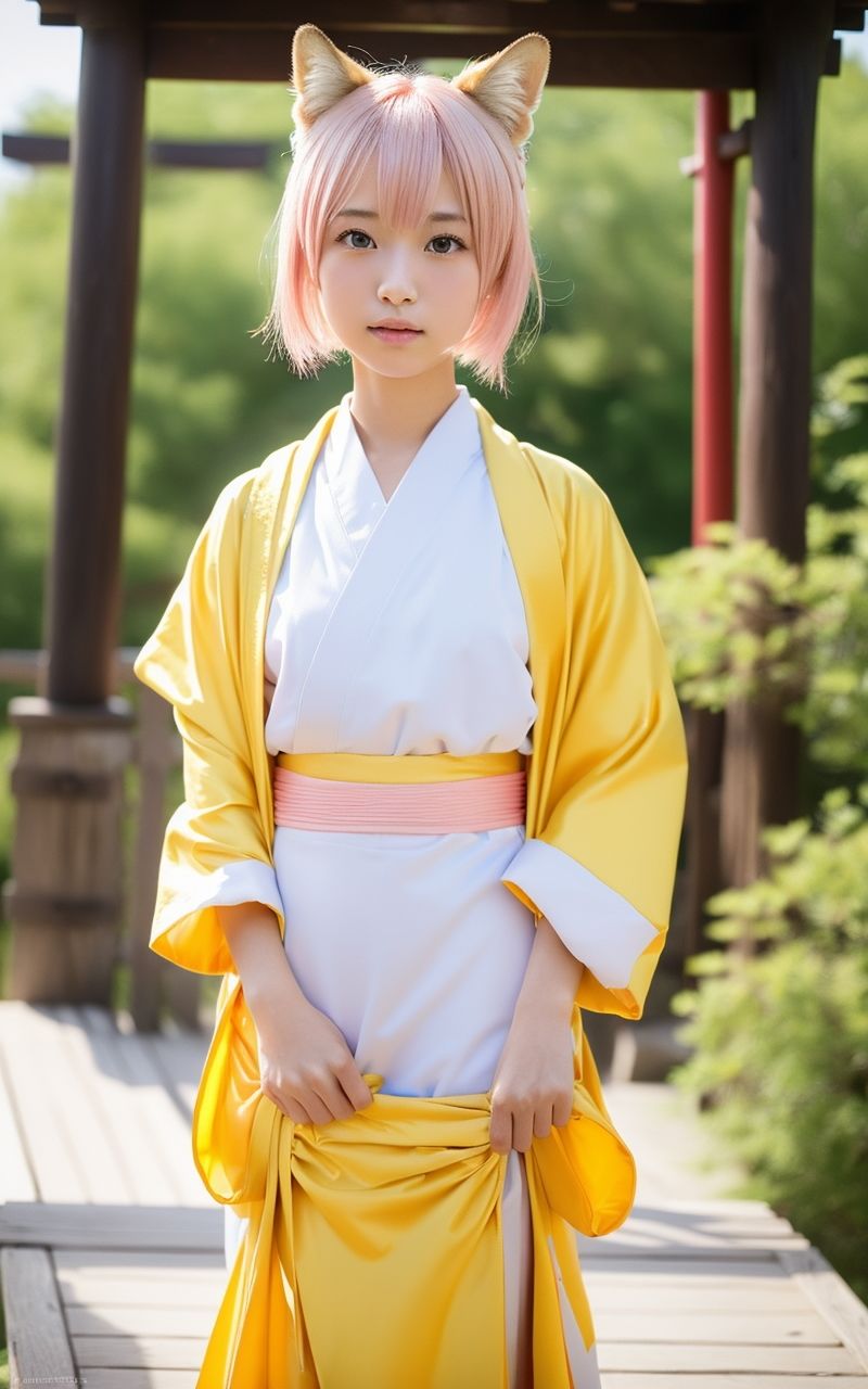 サンプル画像1:AI美女写真集┃和服の乙女(AI美女写真集┃清楚な大人) [d_533942]