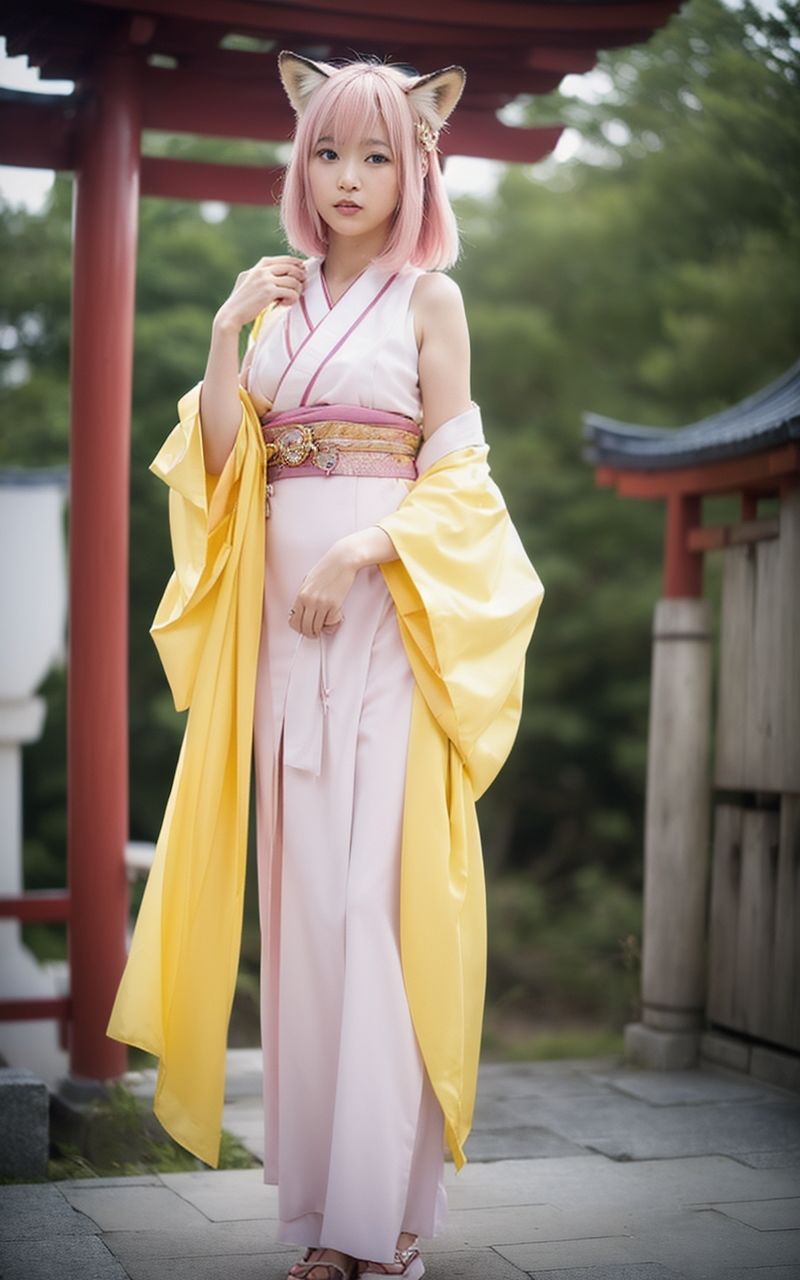 サンプル画像2:AI美女写真集┃和服の乙女(AI美女写真集┃清楚な大人) [d_533942]