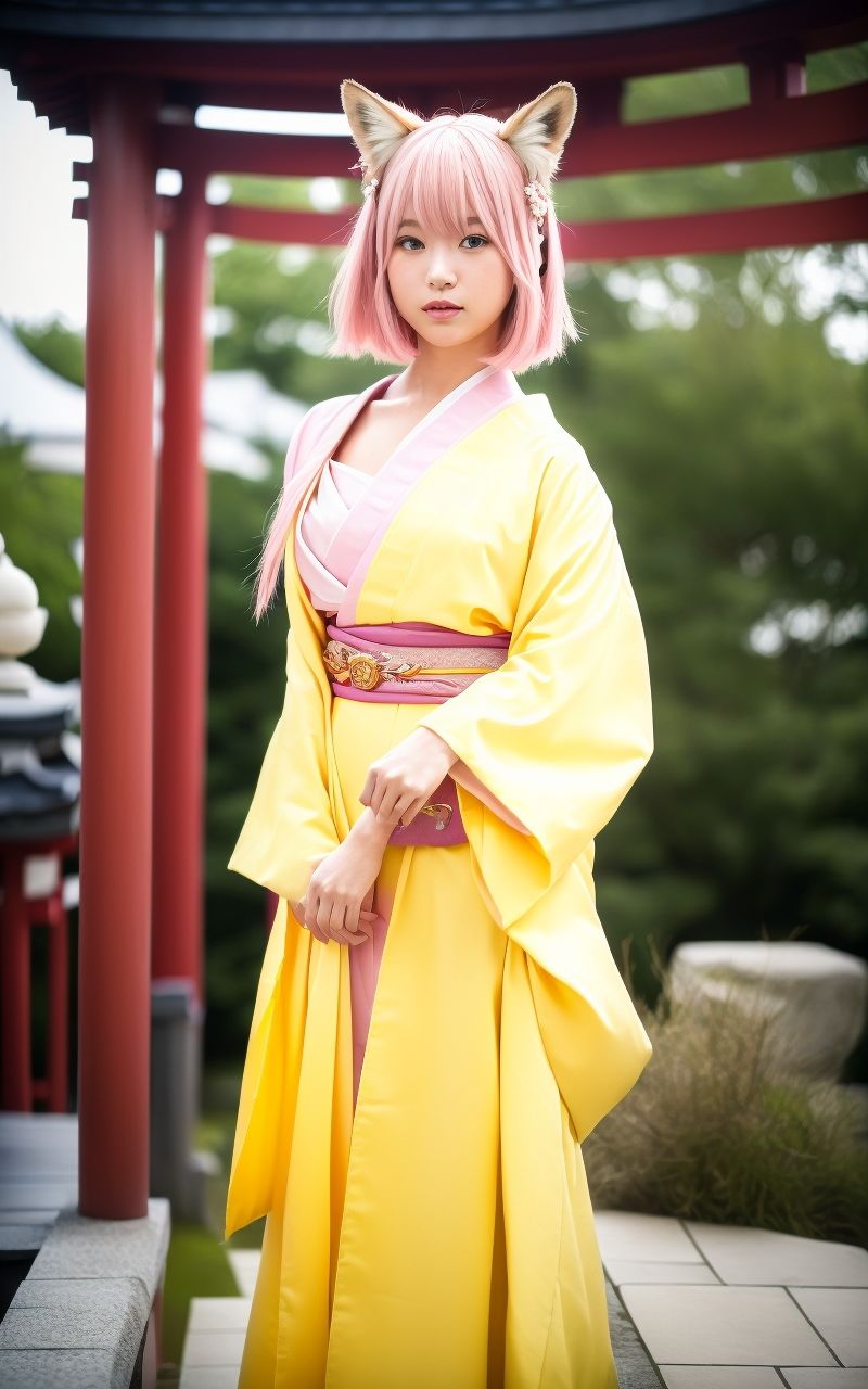 サンプル画像6:AI美女写真集┃和服の乙女(AI美女写真集┃清楚な大人) [d_533942]