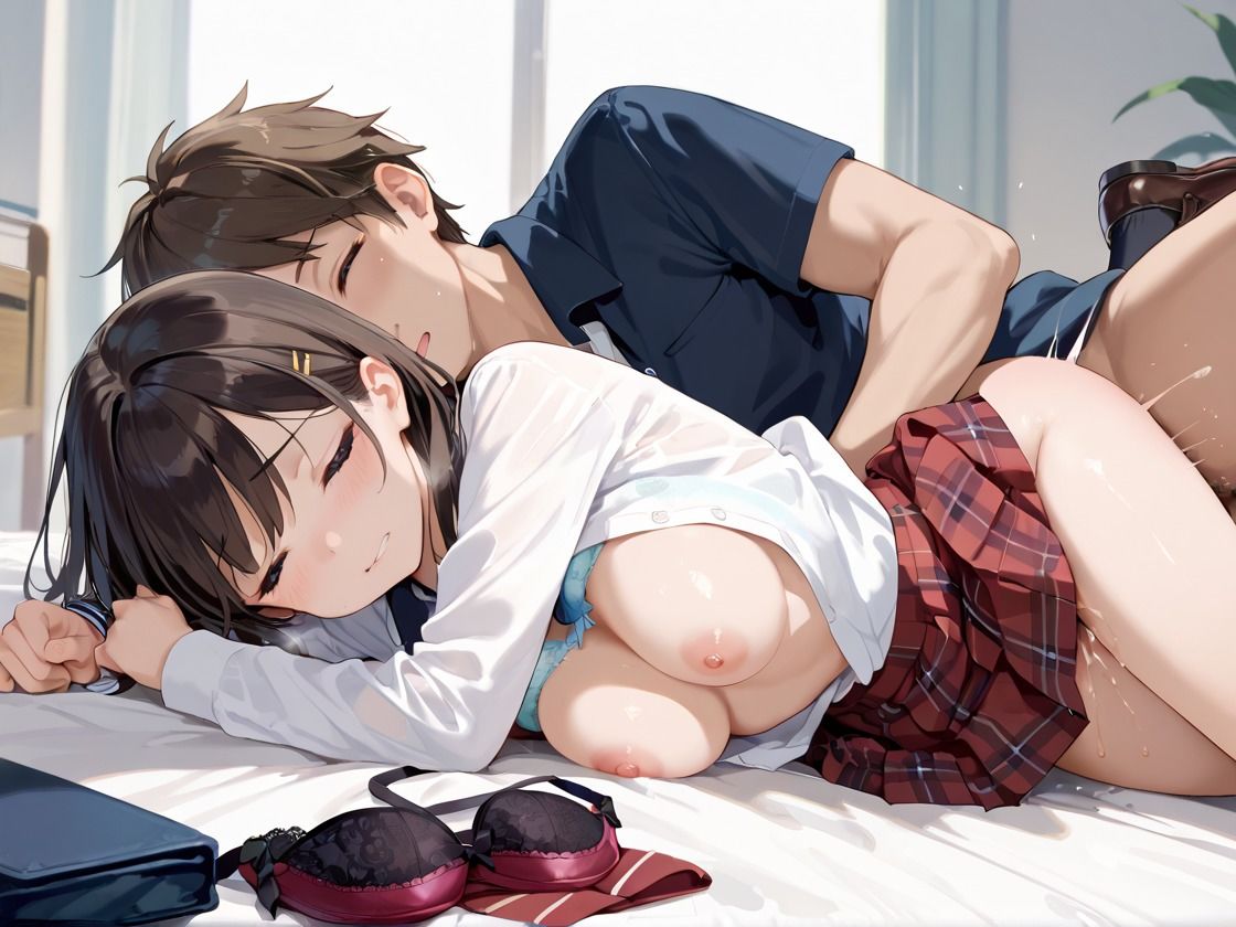 サンプル画像4:5時間目は性指導の特別授業〜2人1組になって中出しする〜(まひなの花) [d_534081]