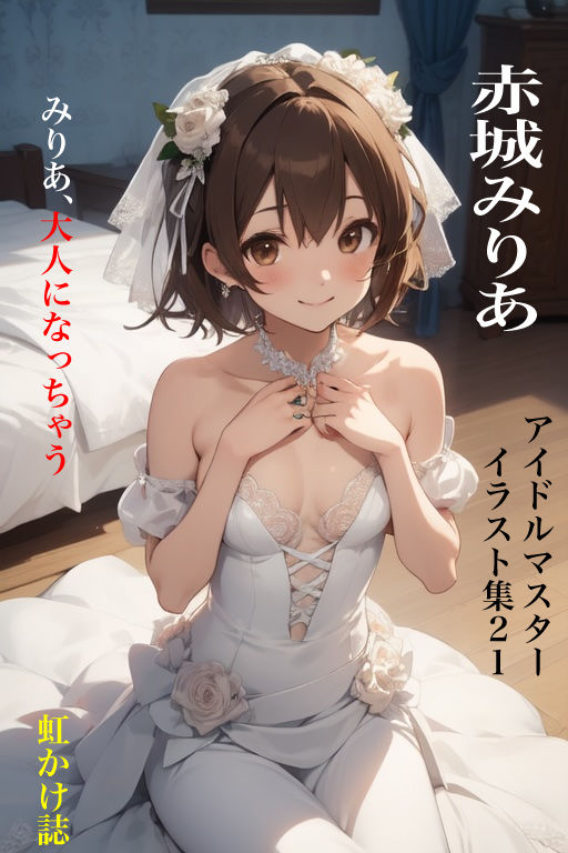 サンプル画像1:虹かけ誌   アイドルマスター  イラスト集21   赤城みりあ  みりあ、大人になっちゃう(九情承太郎商店) [d_534100]